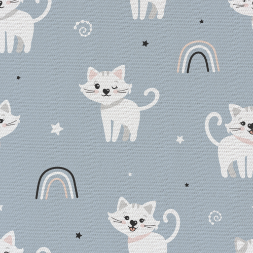 tkaninowy magazyn - tkaniny hurtownia - poliester oxford - białe kotki.png