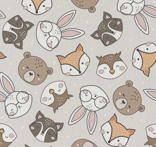 tkaninowy magazyn - tkanina wodoodporna - beżowe zwierzaki.png