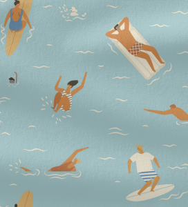 TKANINA POLIESTROWA - LATO