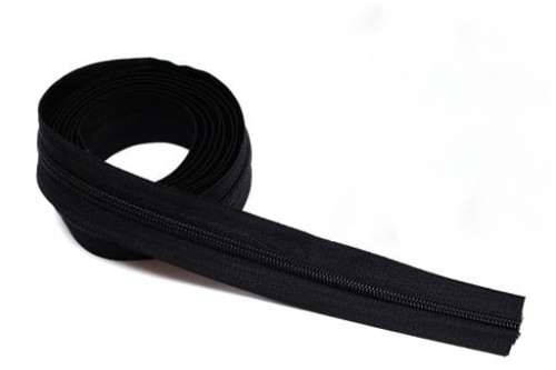 tkaninowy magazyn - taśma suwakowa czarna, pasmanteria katowice, zamek spiralny.jpg