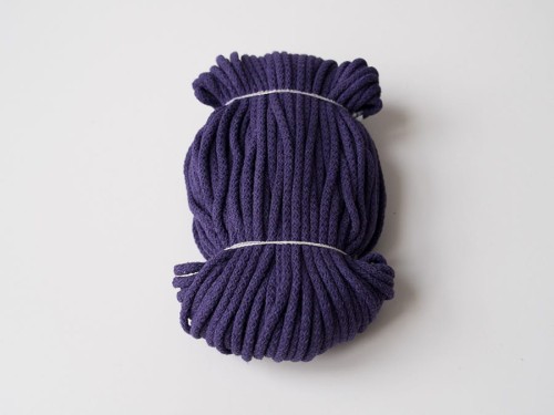 tkaninowy magazyn - sznurek bawełniany 5mm motek rolka - fioletowy.jpg